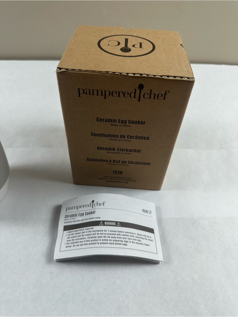 Pampered Chef Ceramic Egg Cooker - Picture 6 of 6